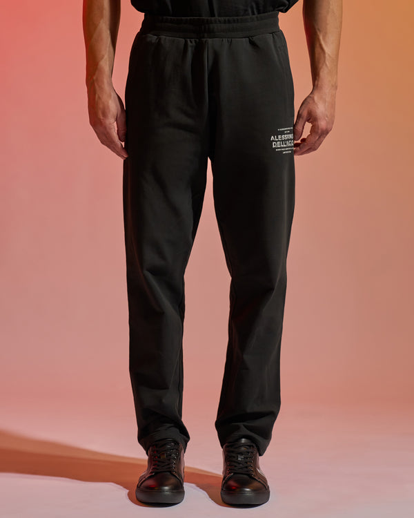 Alessandro Dell´acqua Subtle ADA Print Track Pants Black