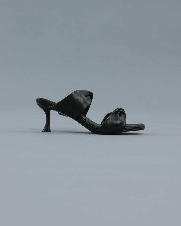 alessandro dell´acqua Twist Strap Heeled Sandals Black
