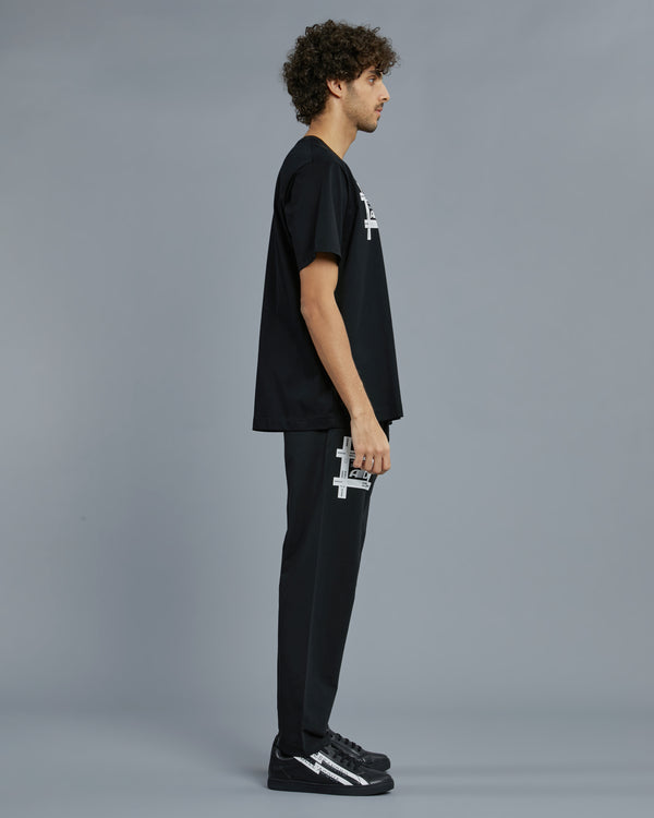 Alessandro Dell´acqua Typographical ADA Print T-Shirt Black