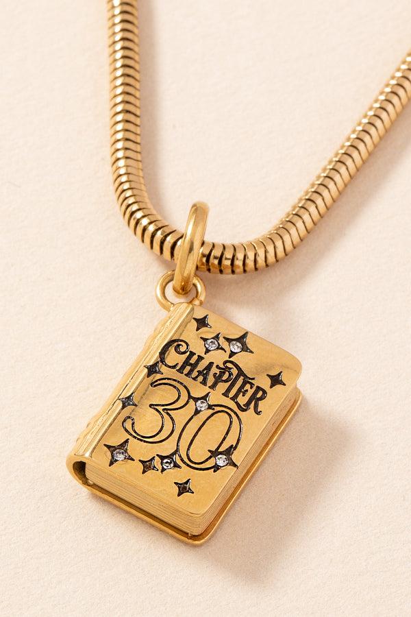 Alex And Ani '30th Chapter' Book Charm
