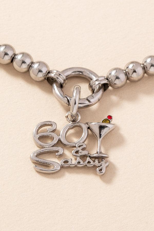 Alex And Ani '60 & Sassy' Martini Charm