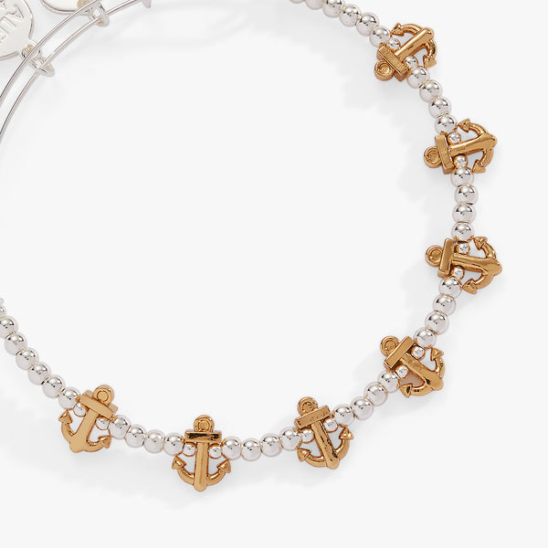 Alex And Ani Anchor Beaded Bangle