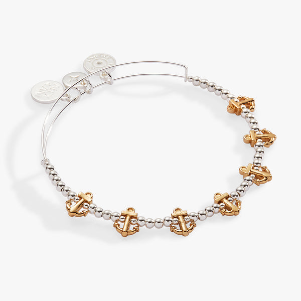 alex and ani Anchor Beaded Bangle