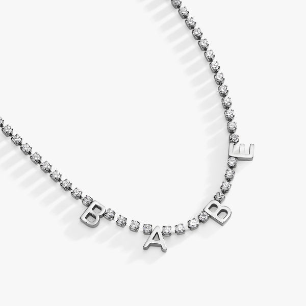 Alex And Ani “Babe” Crystal Tennis Necklace