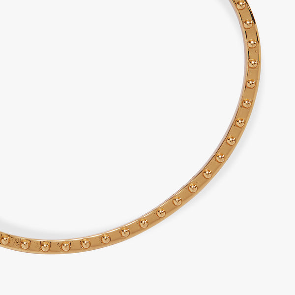 Alex And Ani Beaded Edge Decorative Charm Bangle