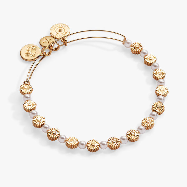 alex and ani Beaded Flower Bangle