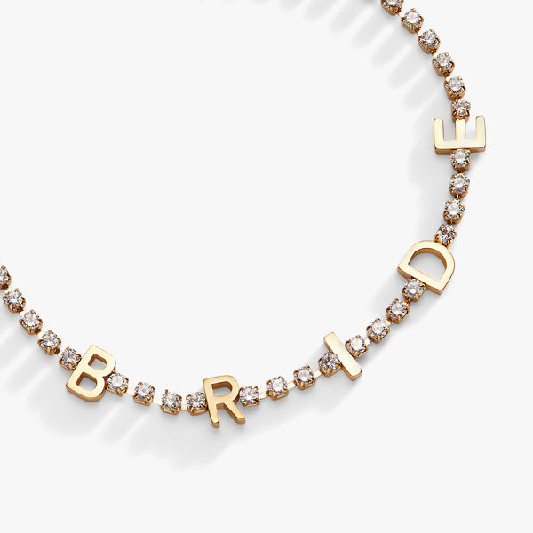 Alex And Ani "Bride" Crystal Tennis Bracelet