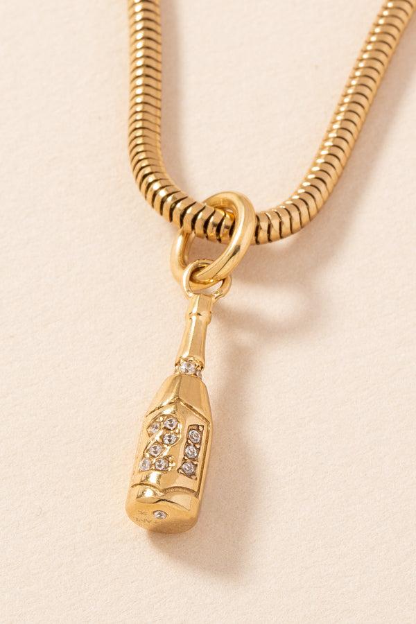Alex And Ani Champagne '21st' Birthday Charm