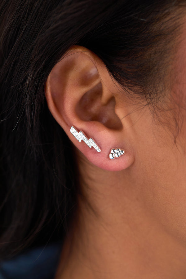 Alex And Ani Cloud Earring Set Of 3