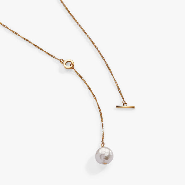 Alex And Ani Coin Pearl Toggle Y Necklace