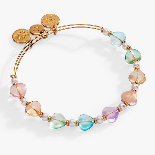 alex and ani Colorful Heart Beaded Bangle