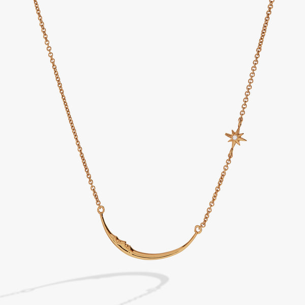 alex and ani Crescent Moon Necklace
