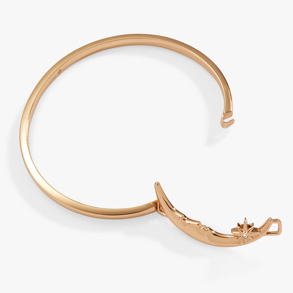 Alex And Ani Crescent Moon Tension Bangle