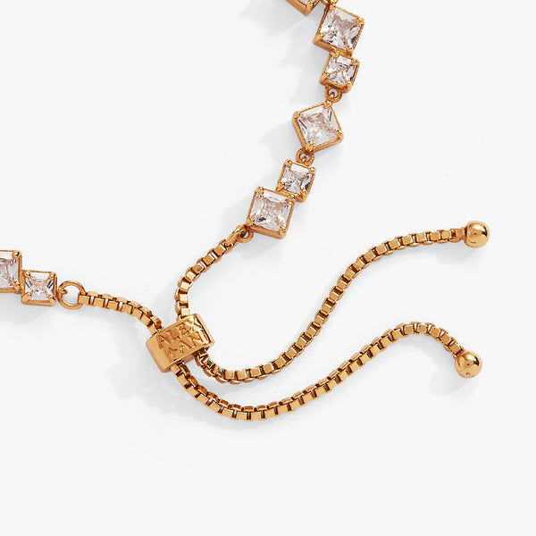 Alex And Ani Crystal Chandelier Bolo Bracelet