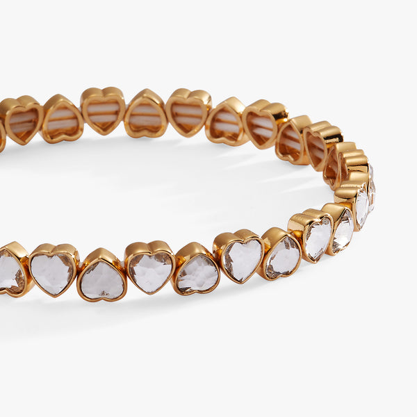 Alex And Ani Crystal Heart Stretch Bracelet
