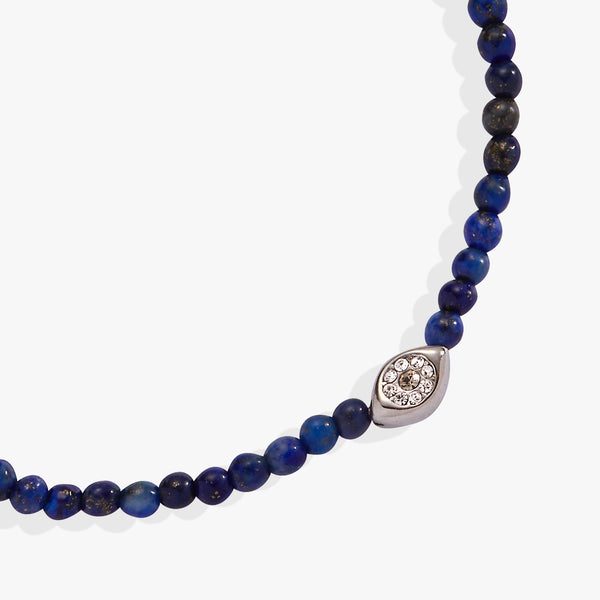 Alex And Ani Evil Eye Lapis Mini Stretch Bracelet