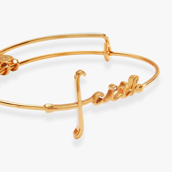 alex and ani Faith In-Line Bracelet