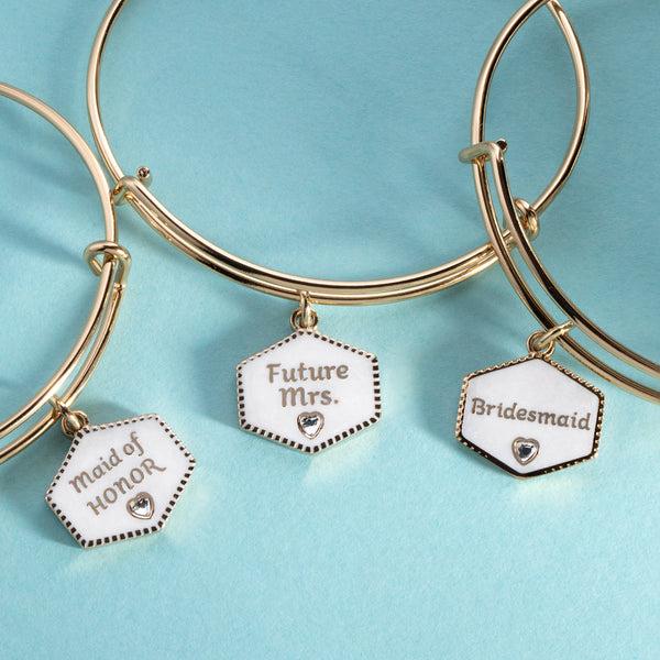 Alex And Ani “Future Mrs.” Charm Bangle