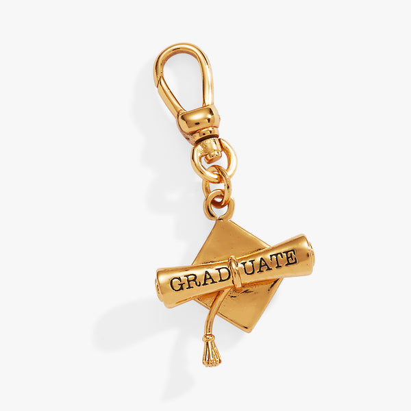alex and ani Graduation Cap Fob Clip Bag Charm