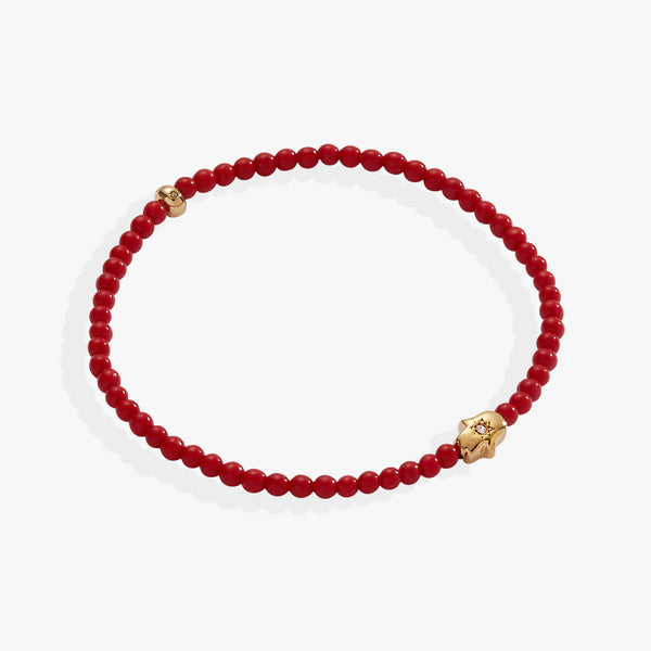 alex and ani Hamsa Coral Mini Stretch Bracelet