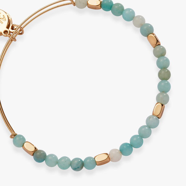 Alex And Ani Healing Stone Beaded Bangle Amazonite