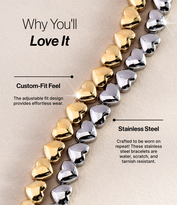 Alex And Ani Heart Charm Tennis Bracelet