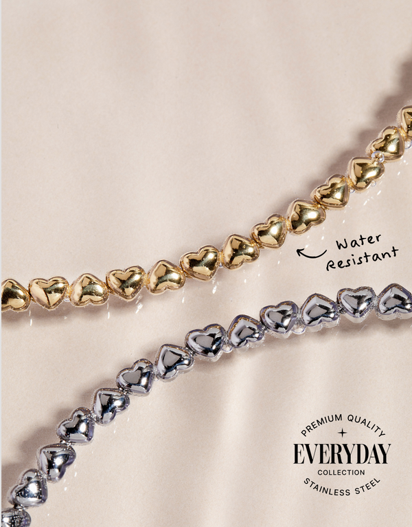 Alex And Ani Heart Charm Tennis Bracelet