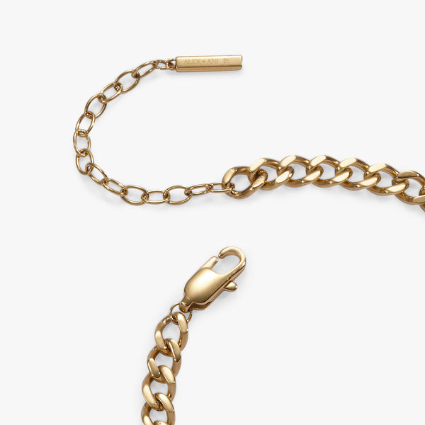 Alex And Ani Inline Anchor Curb Chain Bracelet