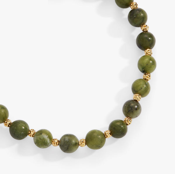 Alex And Ani Jade Healing Stone Stretch Bracelet