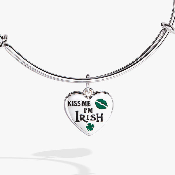 Alex And Ani “Kiss Me I’m Irish” Charm Bangle