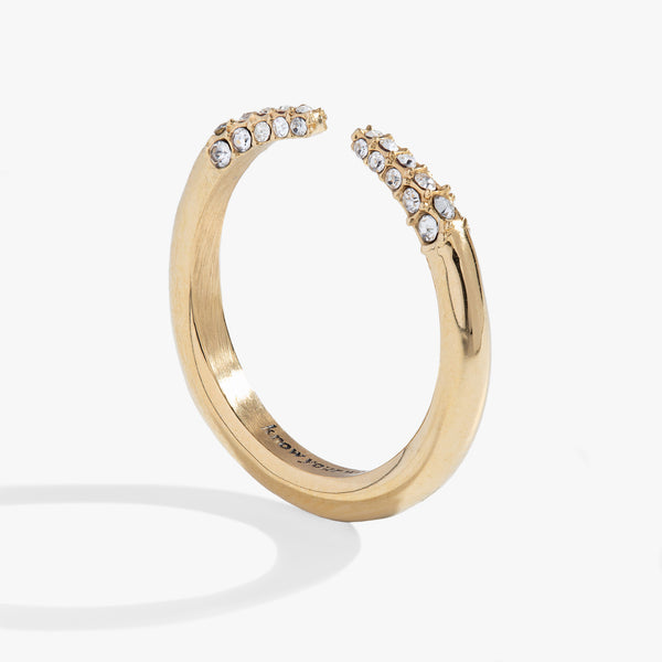 Alex And Ani “Know Your Worth” Open Tusk Ring