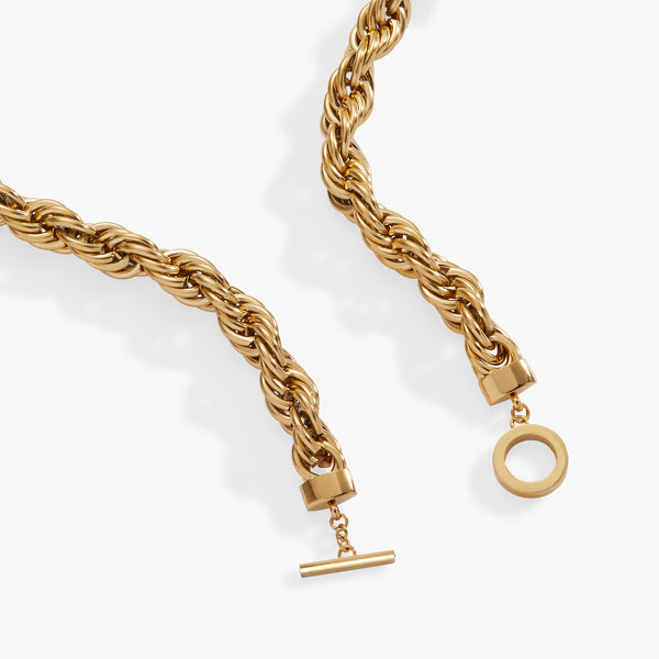 Alex And Ani Large Rope Chain Toggle Necklace