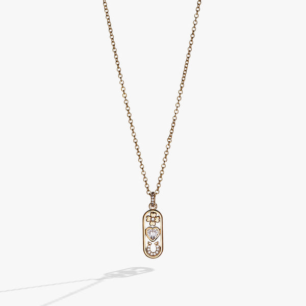 Alex And Ani Love And Luck Pendant Necklace