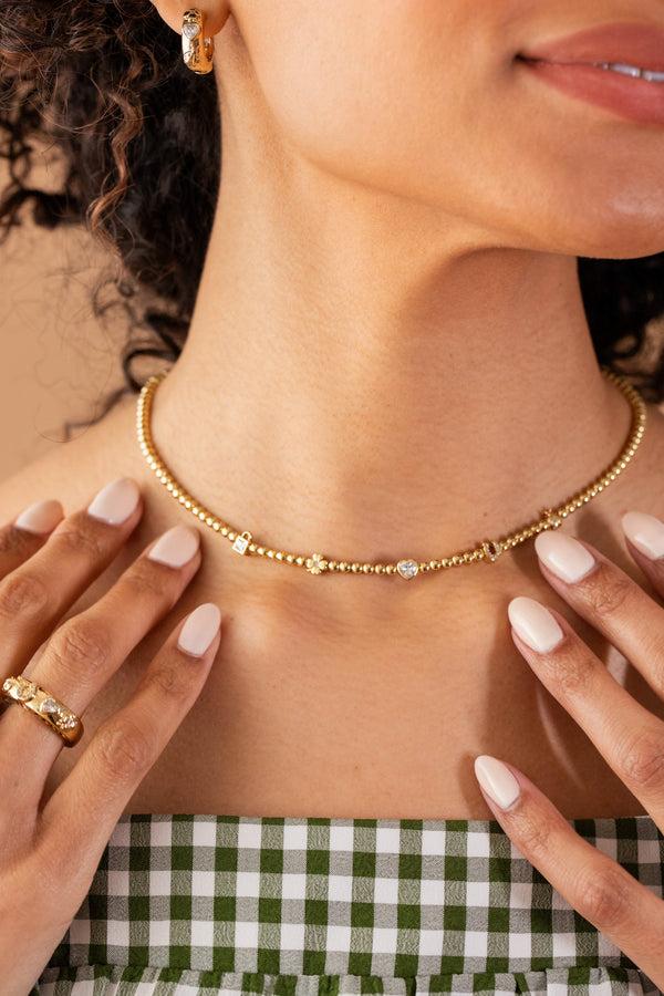 Alex And Ani Love And Luck Tennis Necklace