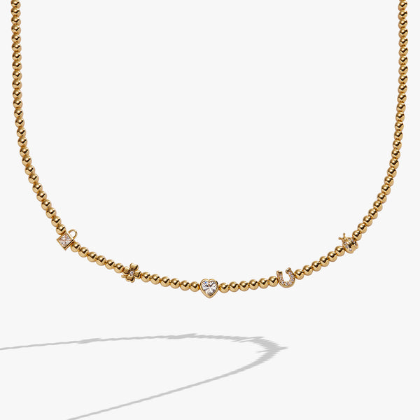 Alex And Ani Love And Luck Tennis Necklace