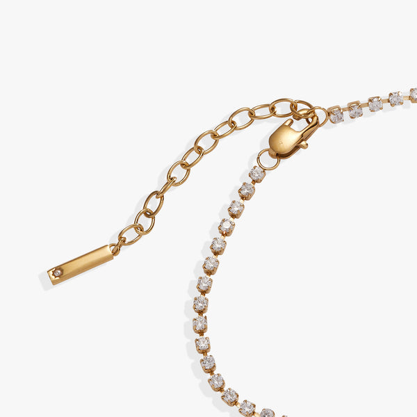 Alex And Ani “Mama” Crystal Tennis Bracelet