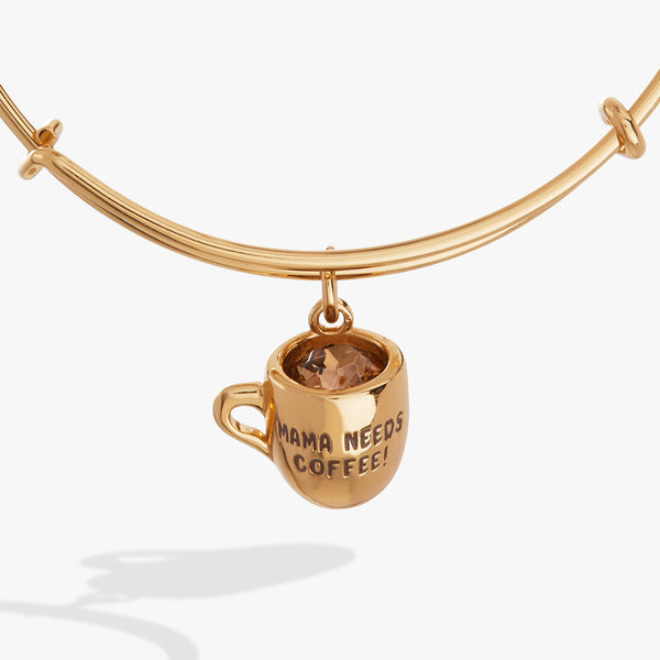 alex and ani 'Mama Needs Coffee' Charm Bangle