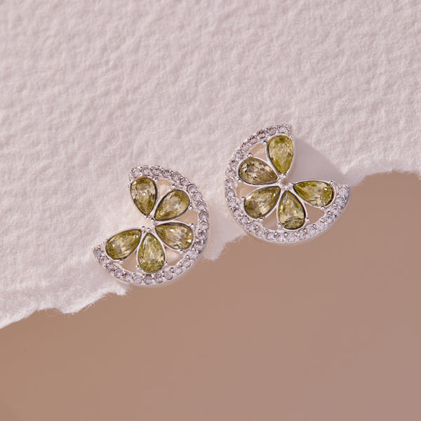 Alex And Ani Margarita Lime Stud Earring