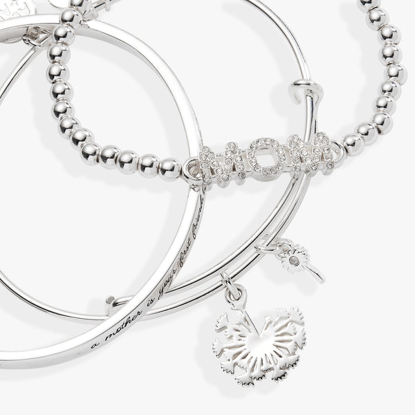 Alex And Ani Mom Dandelion Set Of 3