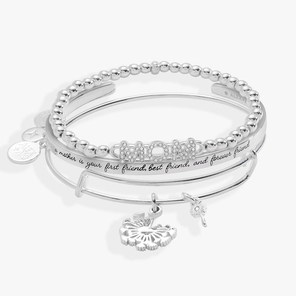 alex and ani Mom Dandelion Set of 3