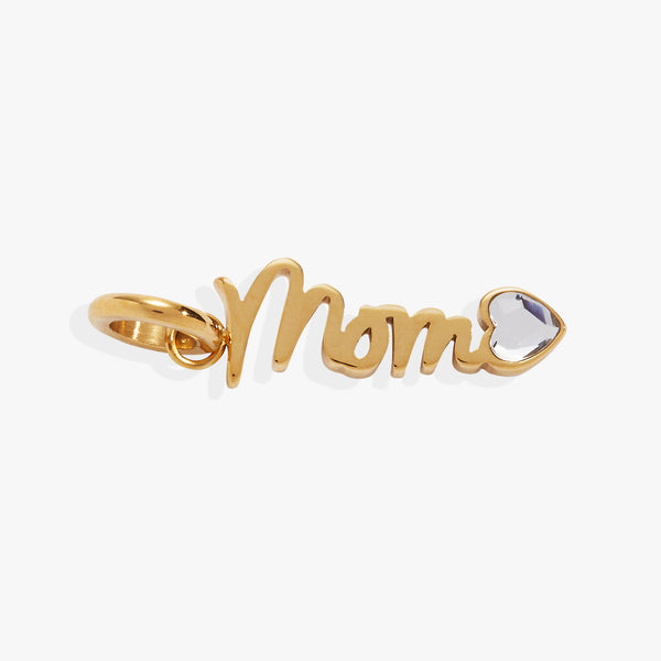 Alex And Ani 'Mom' Elongated Interchangeable Charm