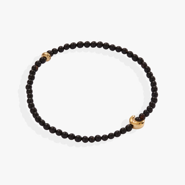 alex and ani Moon Onyx Mini Stretch Bracelet
