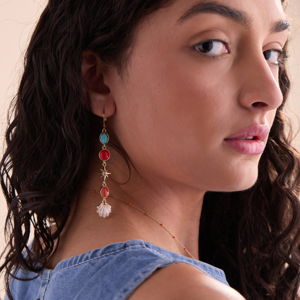 Alex And Ani Moonlight Beach Linear Earring