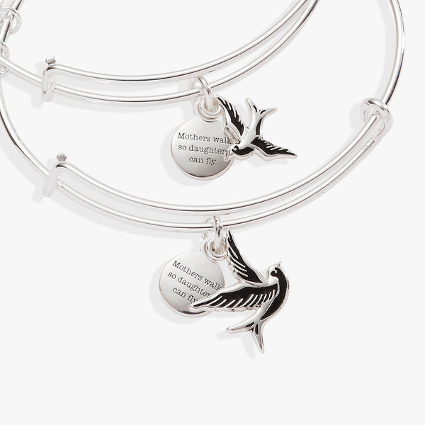 Alex And Ani Mother & Daughter Sparrow Set Of 2