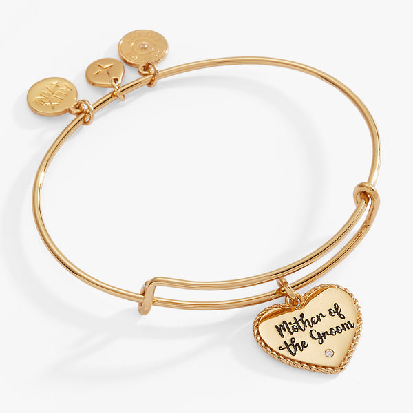 alex and ani Mother of the Groom Heart Bangle
