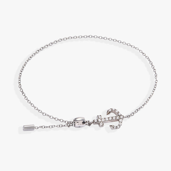 alex and ani Pave Anchor Pull Chain Bracelet