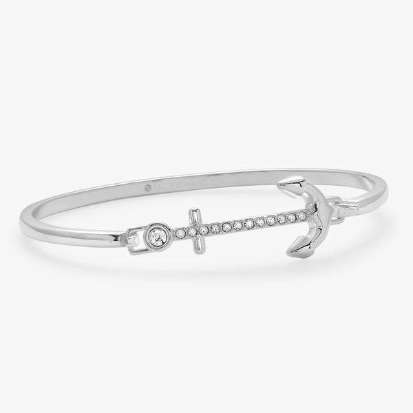 alex and ani Pave Anchor Tension Bangle