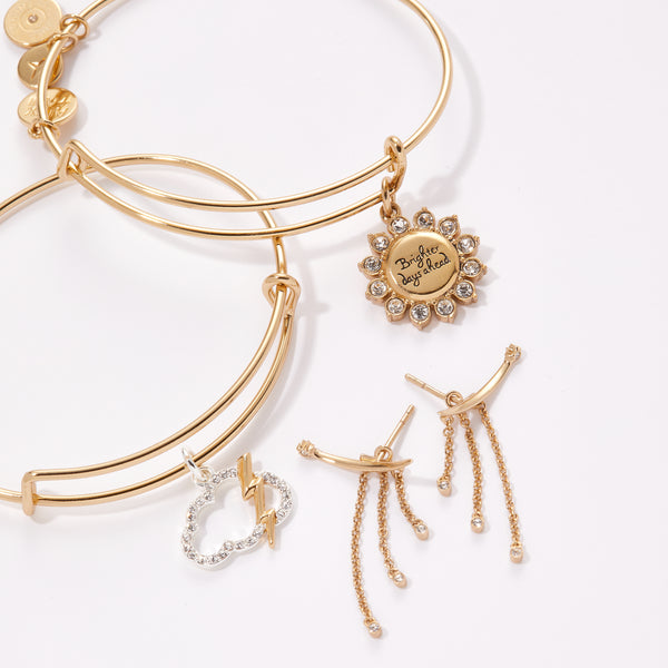 Alex And Ani Pave Storm Cloud Bangle