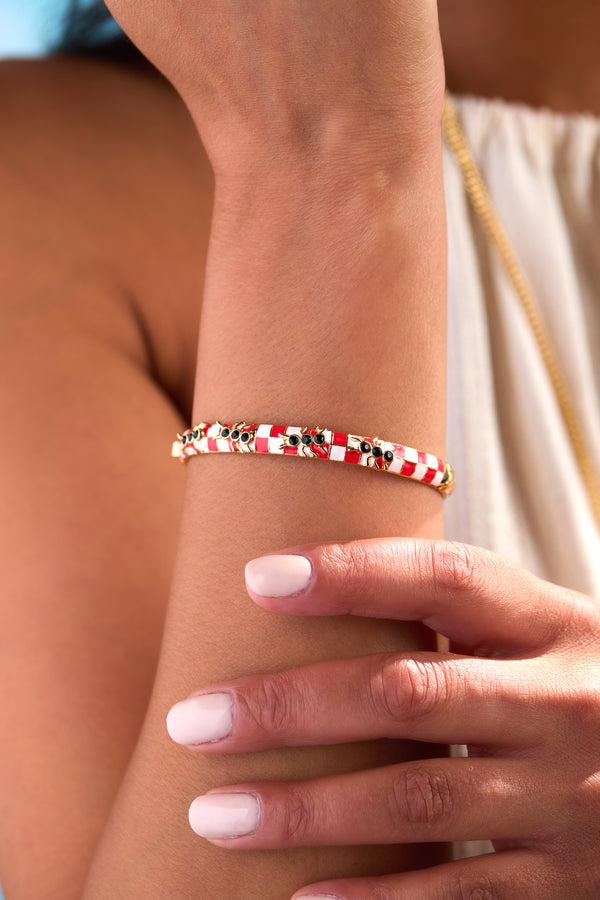 Alex And Ani Picnic Blanket Hinge Bangle With Ants