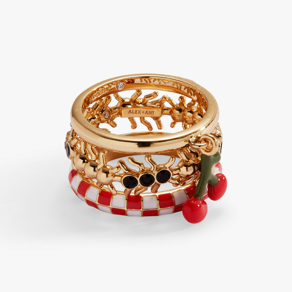 alex and ani Picnic Ring Stack